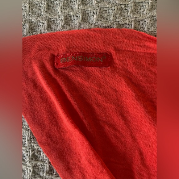 Soft pink Bensimon scarf / chèche - Picture 2 of 2